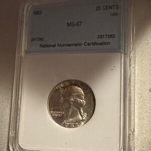 1953 Silver Quarter MS-57